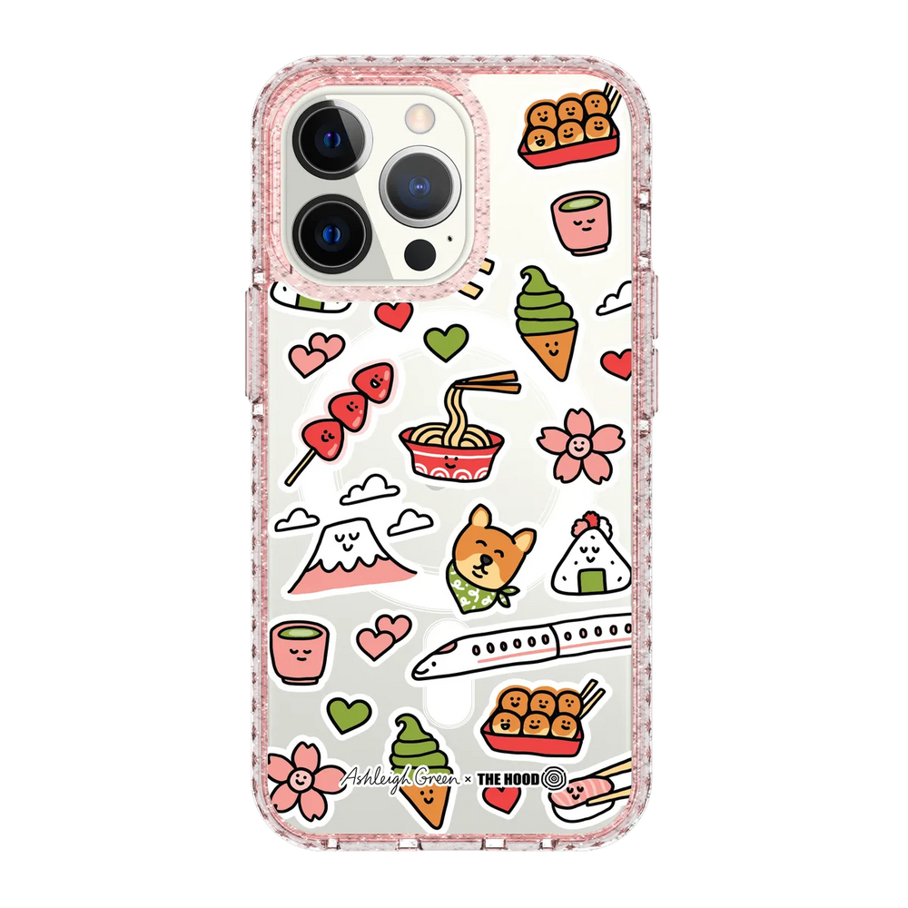 6045-iphone-13-pro-golden-case-magsafe-compatible-pink-glitter
