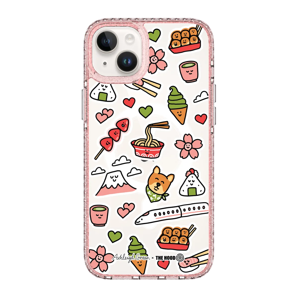 6045-iphone-14-plus-golden-case-magsafe-compatible-pink-glitter