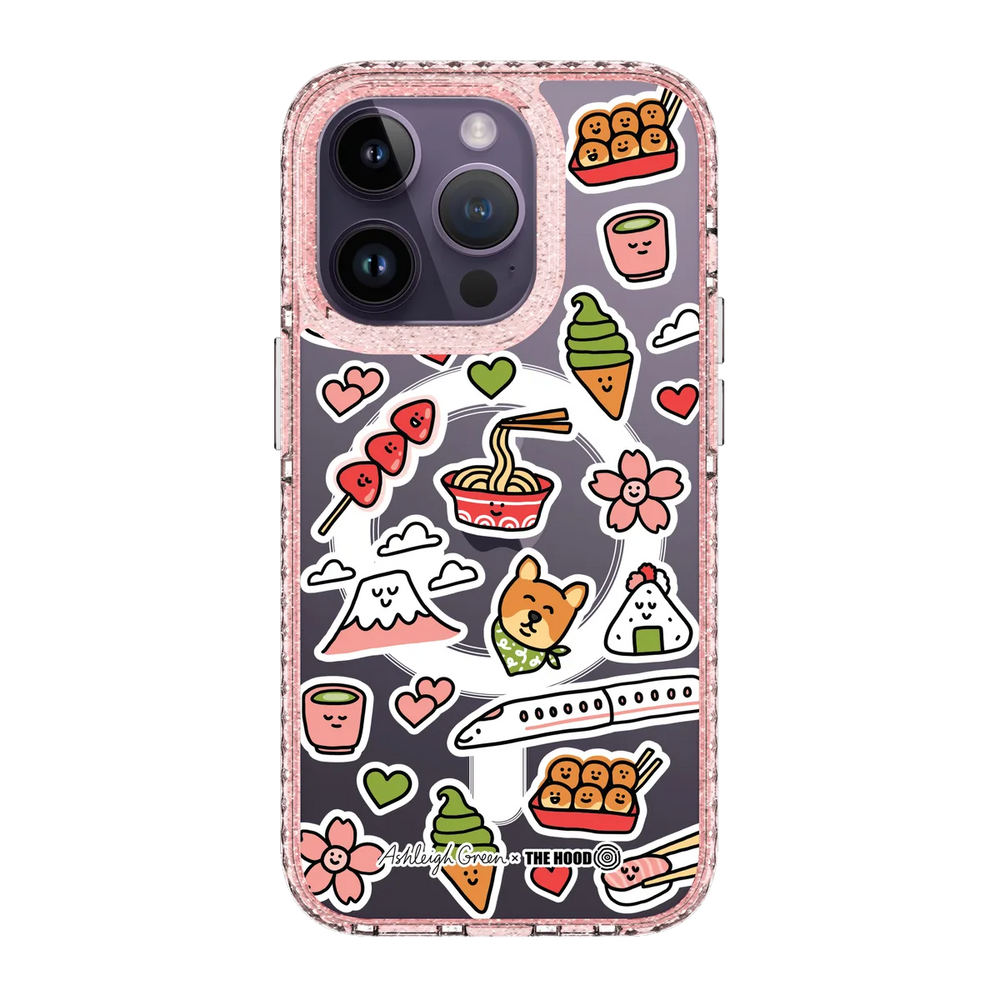 6045-iphone-14-pro-golden-case-magsafe-compatible-pink-glitter