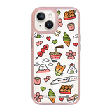 6045-iphone-15-golden-case-magsafe-compatible-pink-glitter