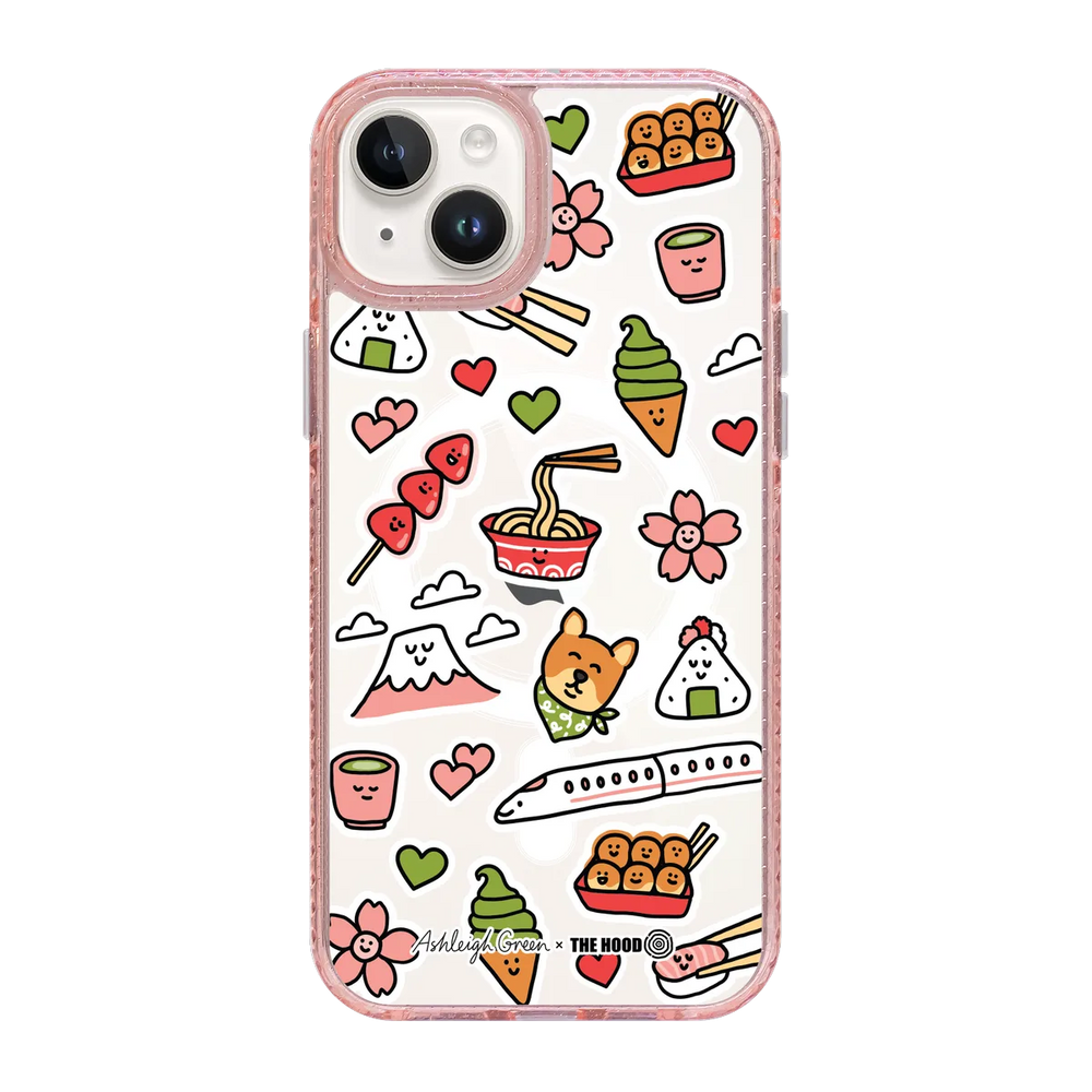 6045-iphone-15-plus-golden-case-magsafe-compatible-pink-glitter