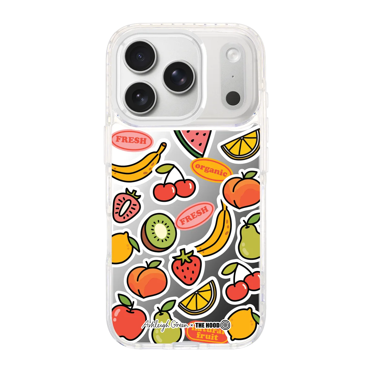 6047 Fruit Stickers - iPhone 17 Pro Case – THE HOOD