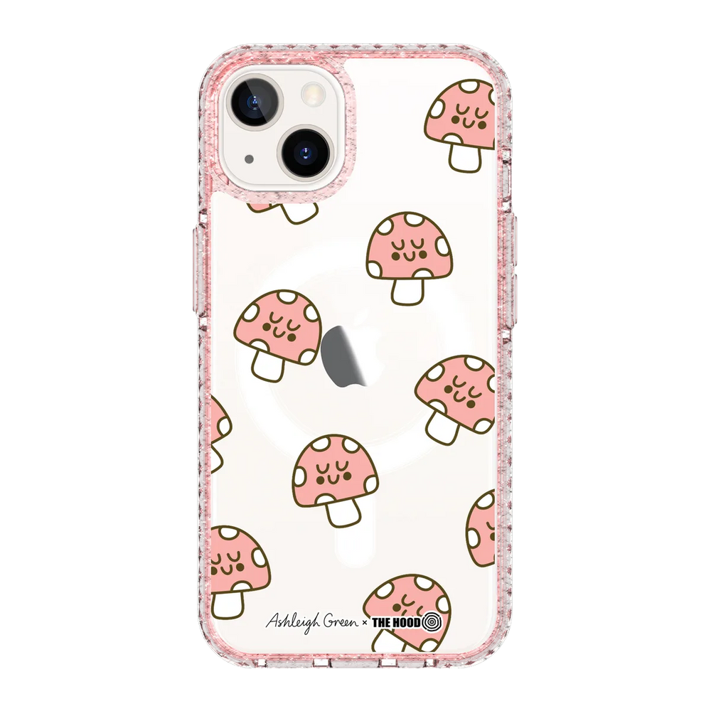 6048-iphone-13-golden-case-magsafe-compatible-pink-glitter