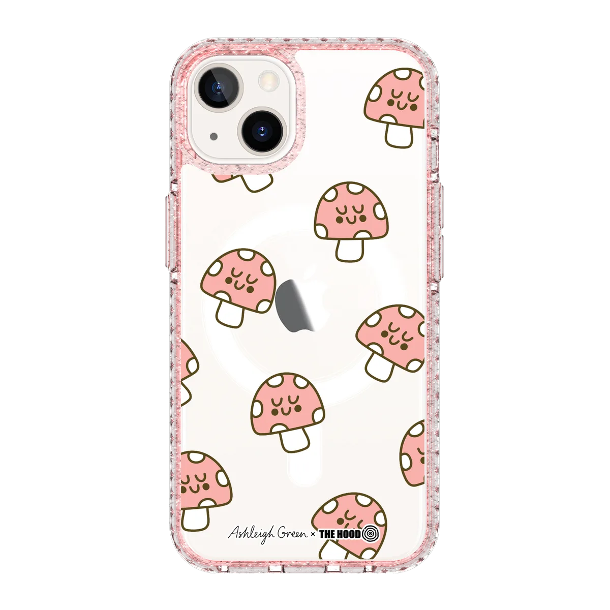 6048-iphone-13-golden-case-magsafe-compatible-pink-glitter