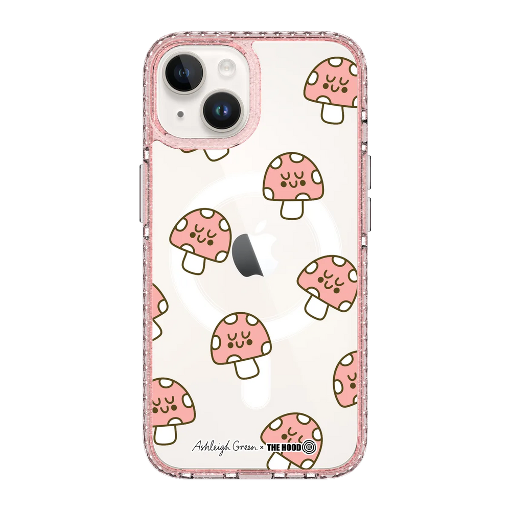 6048-iphone-14-golden-case-magsafe-compatible-pink-glitter