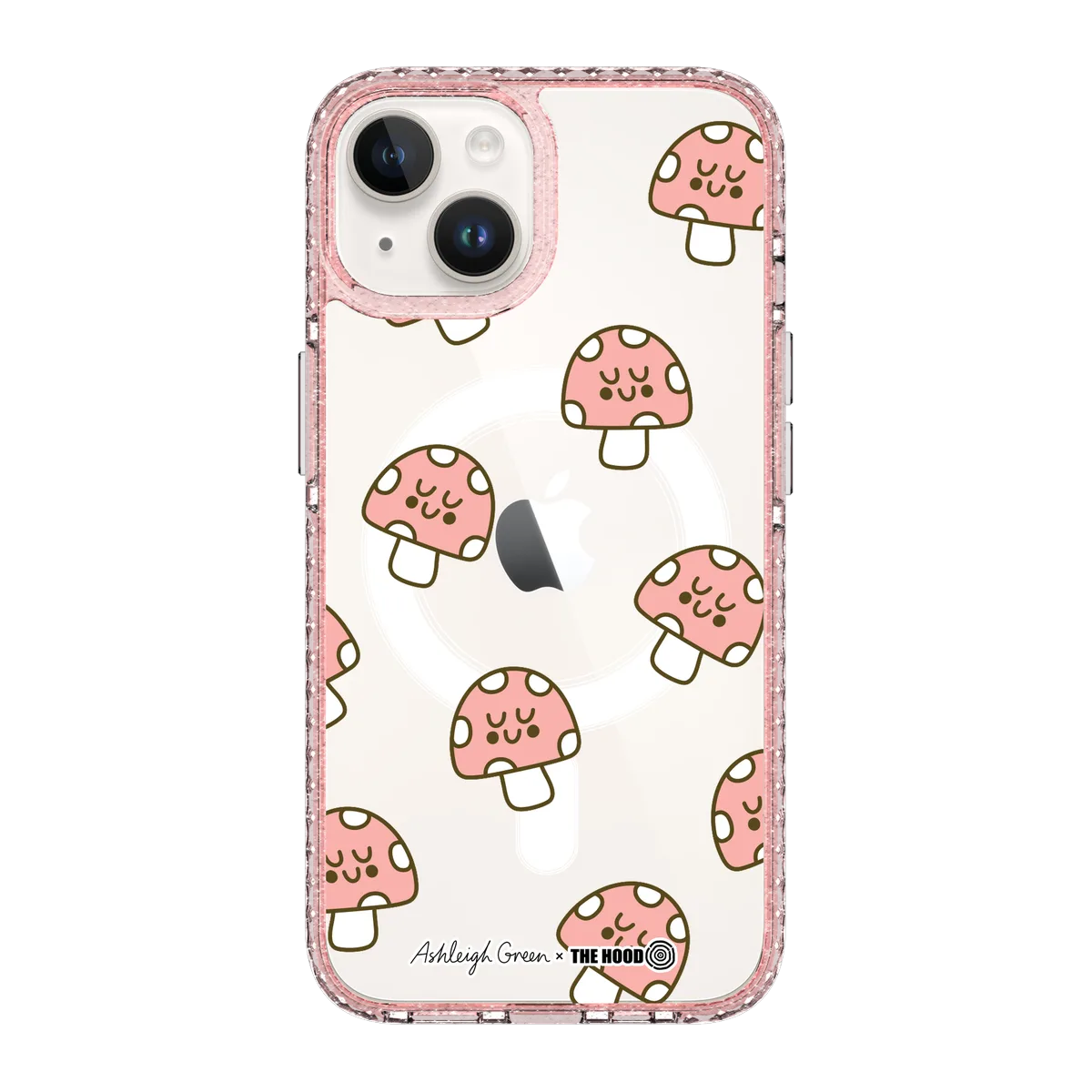 6048-iphone-14-golden-case-magsafe-compatible-pink-glitter