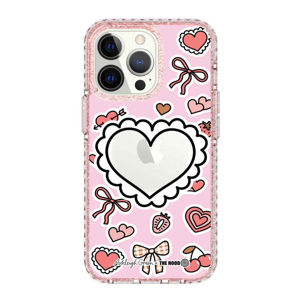 6049-iphone-13-pro-golden-case-magsafe-compatible-pink-glitter