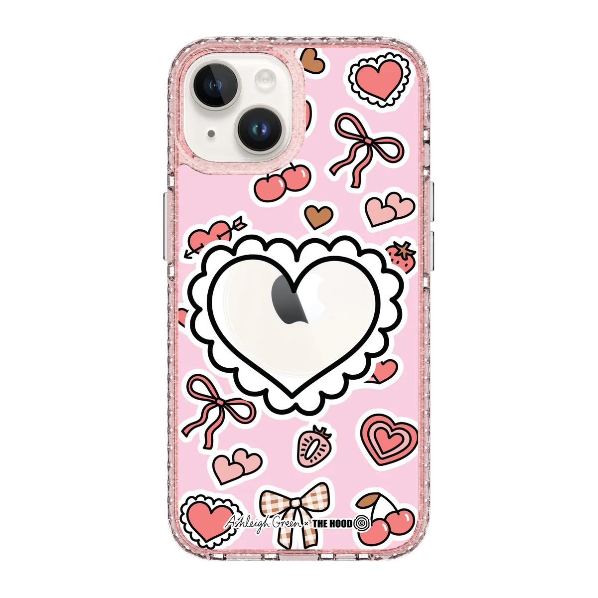 6049-iphone-14-golden-case-magsafe-compatible-pink-glitter