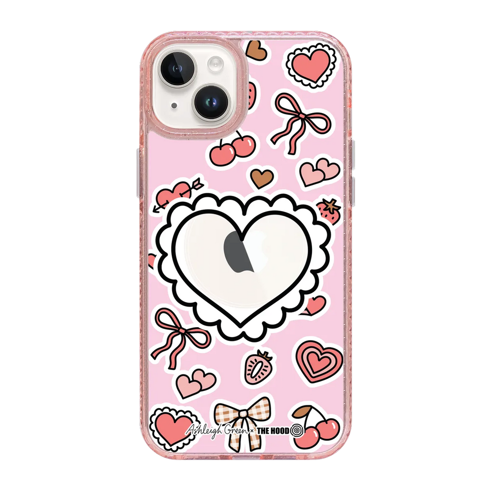 6049-iphone-15-plus-golden-case-magsafe-compatible-pink-glitter