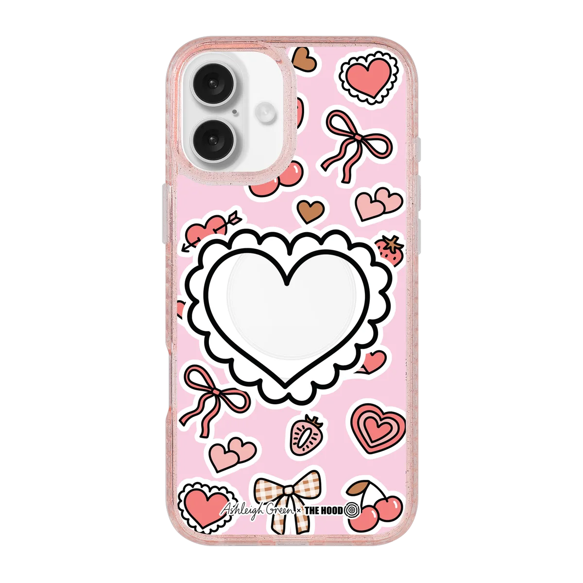 6049-iphone-16-plus-golden-case-magsafe-compatible-pink-glitter
