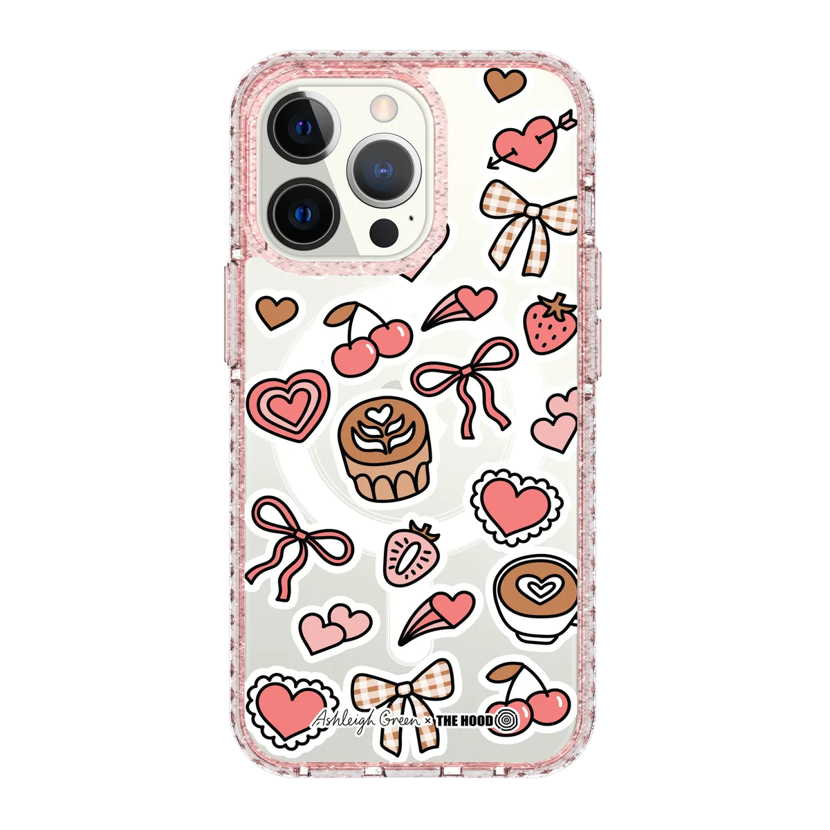 6051-iphone-13-pro-golden-case-magsafe-compatible-pink-glitter