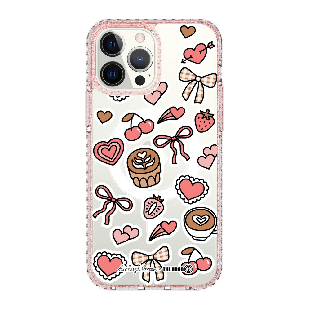 6051-iphone-13-pro-max-golden-case-magsafe-compatible-pink-glitter