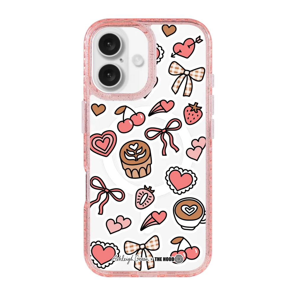 6051-iphone-16-golden-case-magsafe-compatible-pink-glitter
