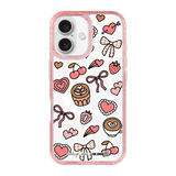 6051-iphone-16-golden-case-magsafe-compatible-pink-glitter
