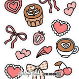 6051 Cafe Stickers