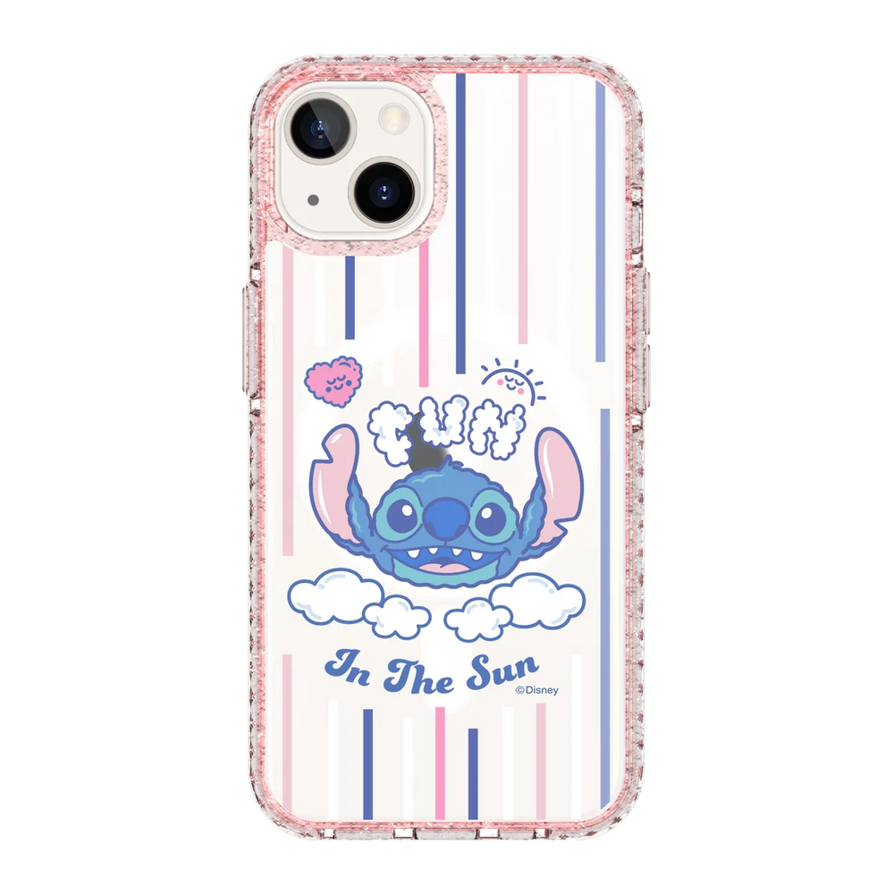 6057-iphone-13-golden-case-magsafe-compatible-pink-glitter