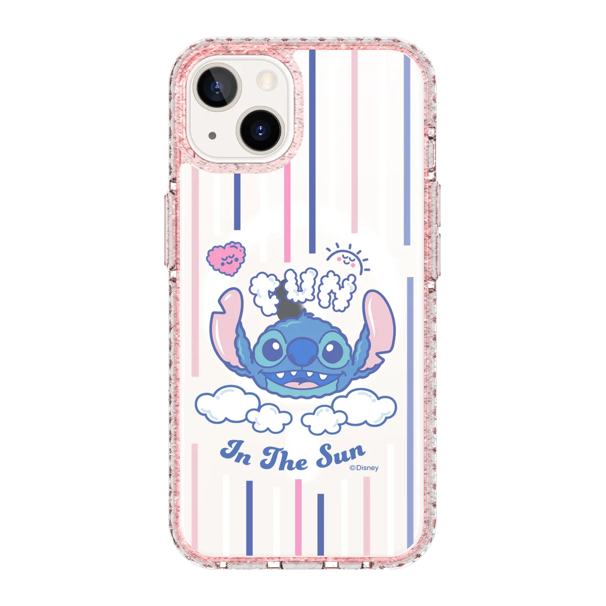 6057-iphone-13-golden-case-magsafe-compatible-pink-glitter