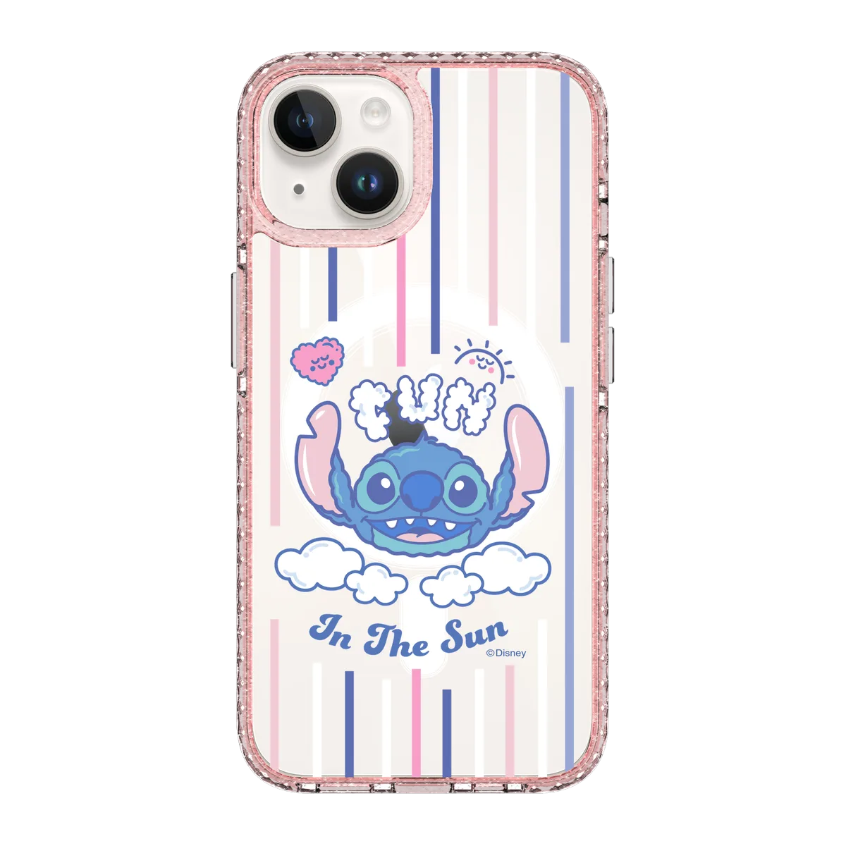 6057-iphone-14-golden-case-magsafe-compatible-pink-glitter