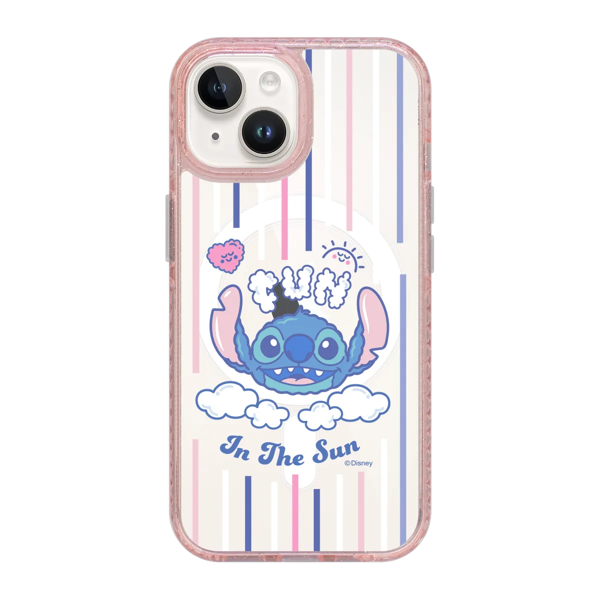 6057-iphone-15-golden-case-magsafe-compatible-pink-glitter