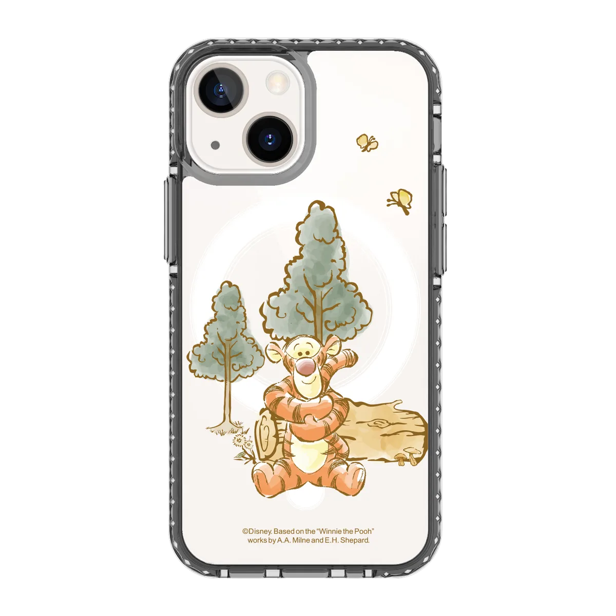 6066-iphone-13-mini-golden-case-magsafe-compatible-transparent-black