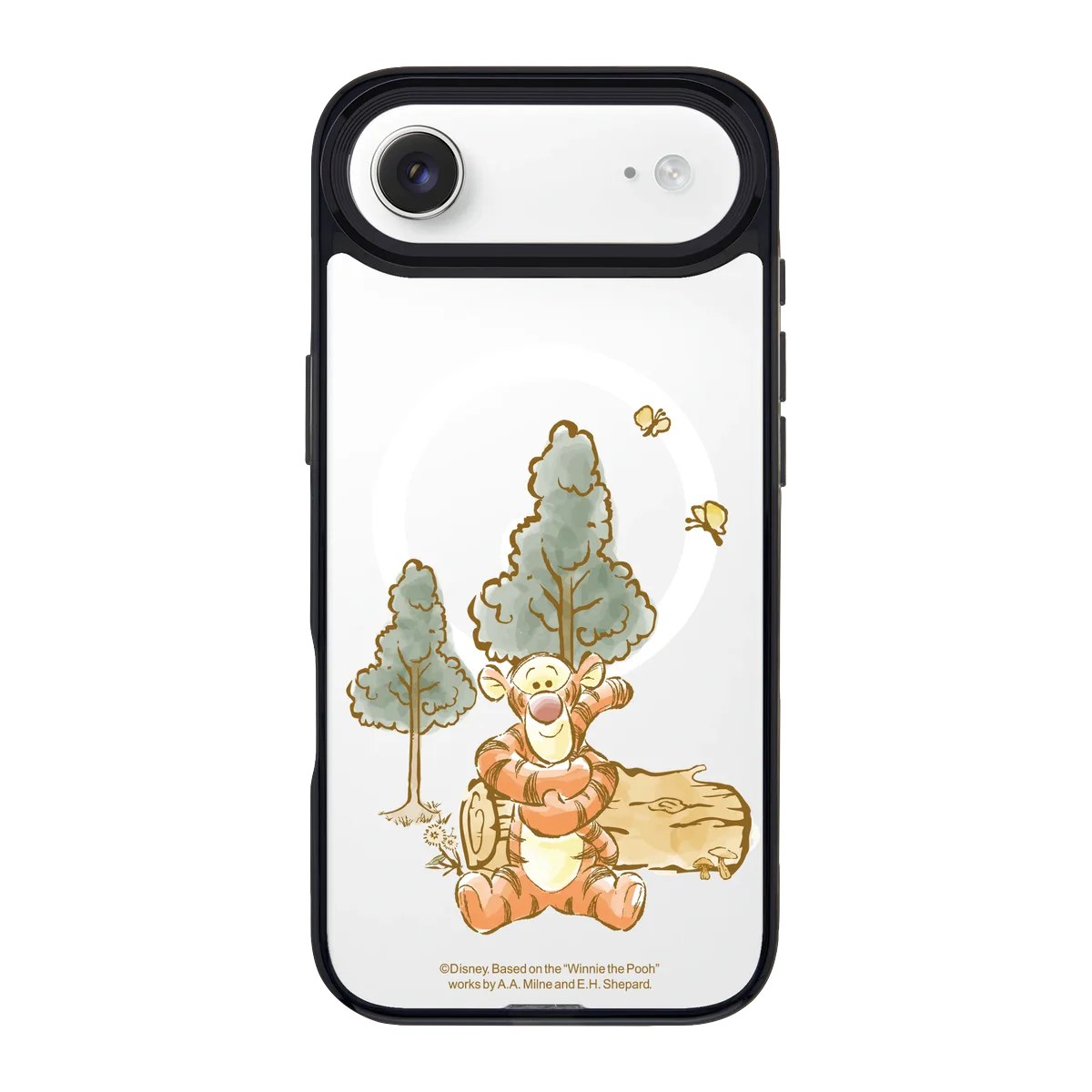 6066-iphone-17-air-goldensnap-case-magsafe-compatible-transparent-black