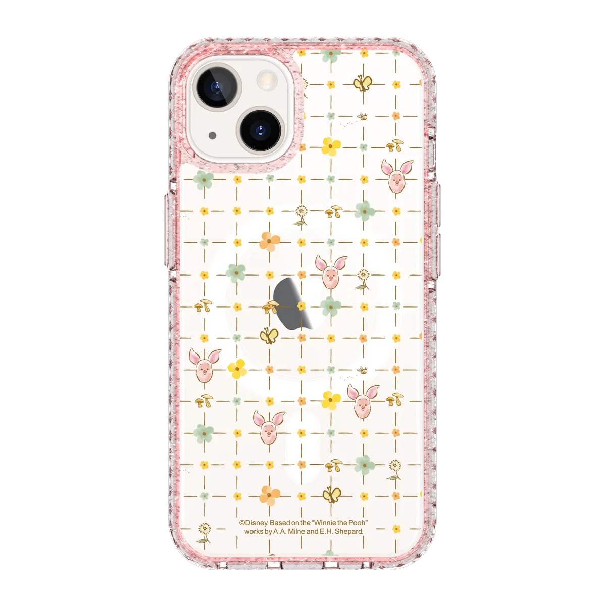 6068-iphone-13-golden-case-magsafe-compatible-pink-glitter