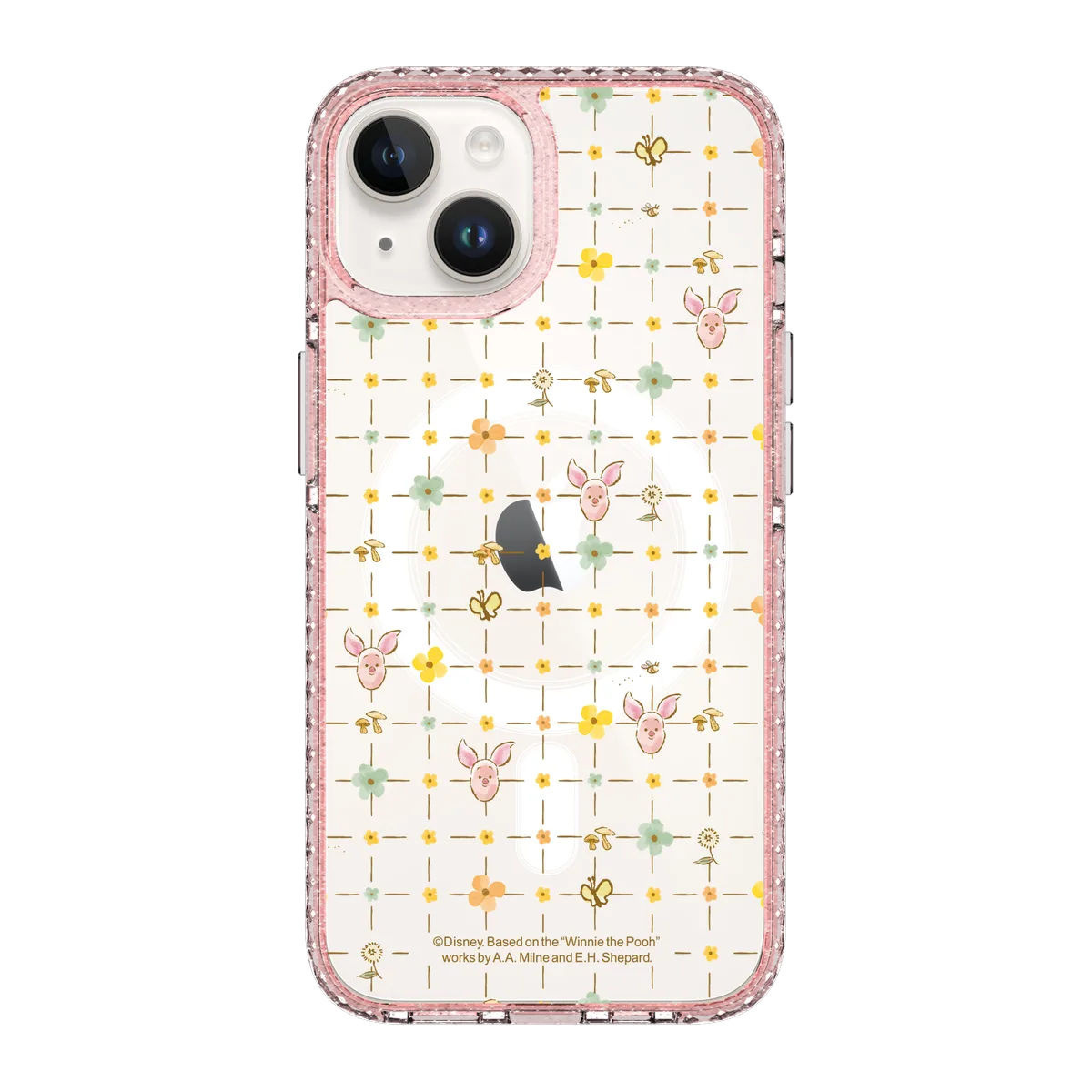 6068-iphone-14-golden-case-magsafe-compatible-pink-glitter