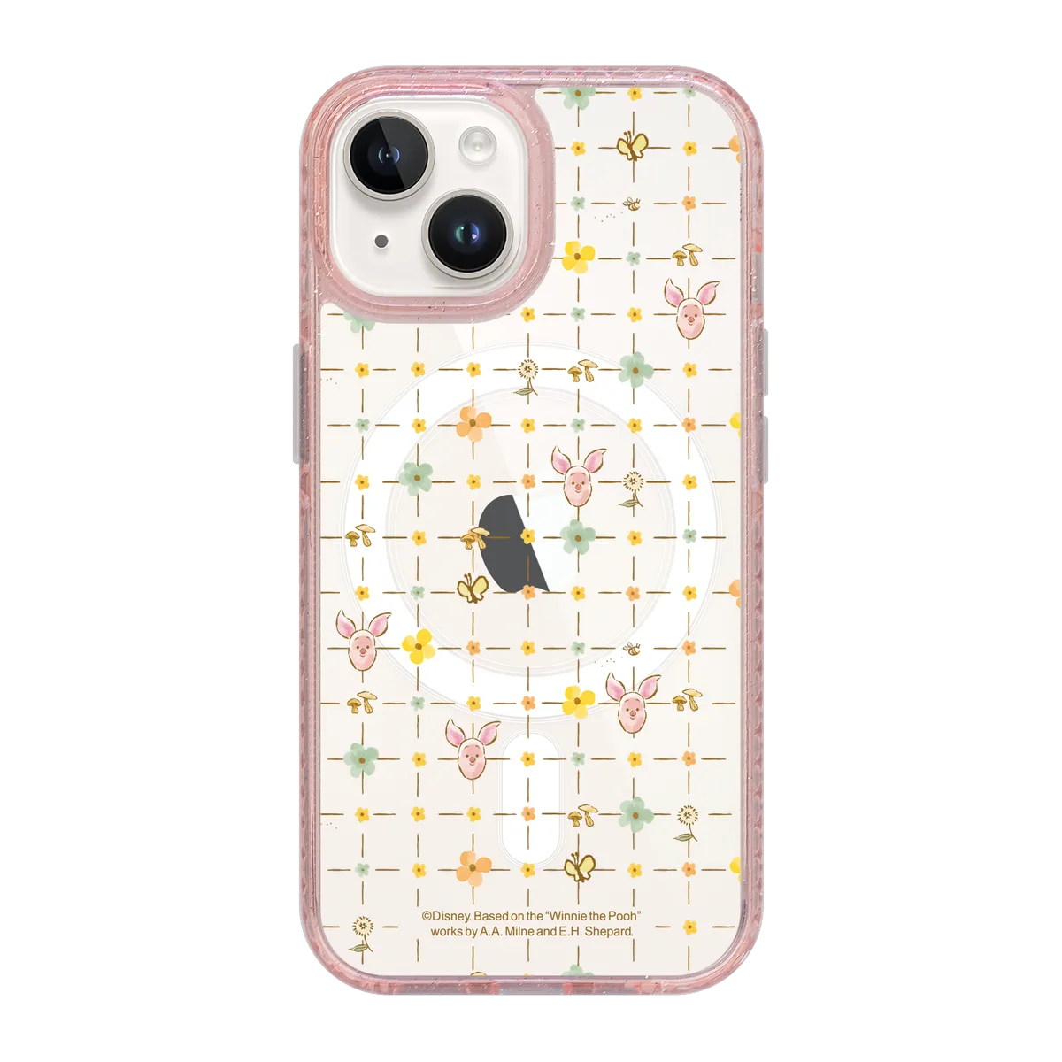 6068-iphone-15-golden-case-magsafe-compatible-pink-glitter