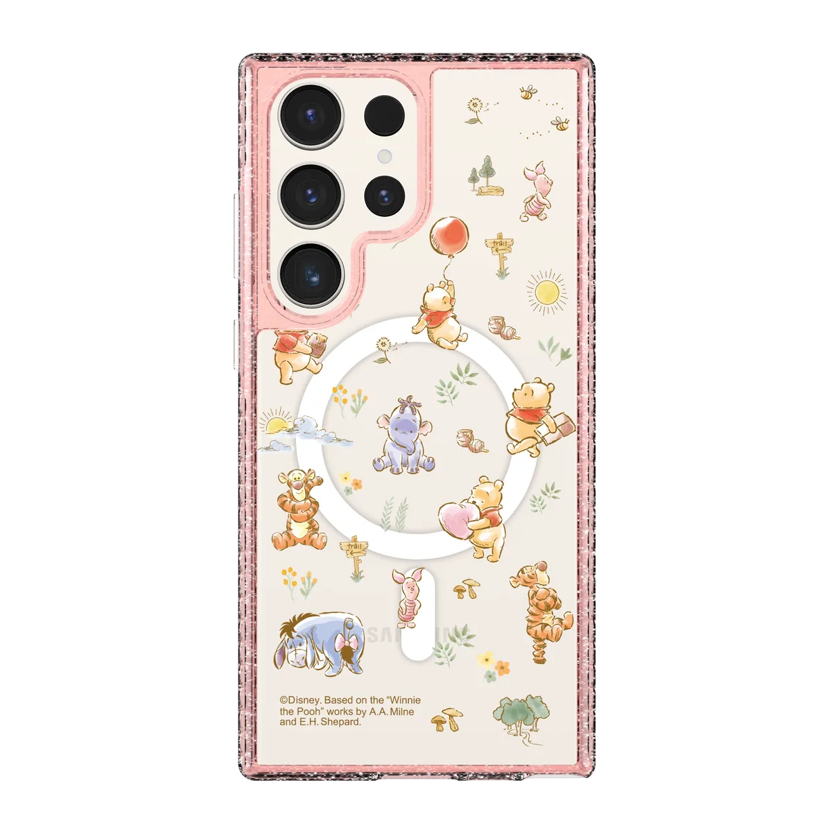 6069-galaxy-s23-ultra-golden-case-magsafe-compatible-pink-glitter