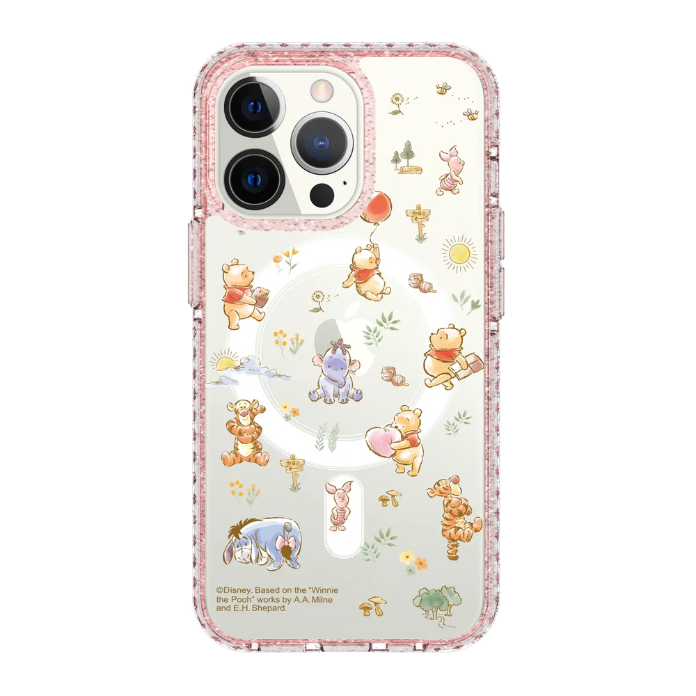 6069-iphone-13-pro-golden-case-magsafe-compatible-pink-glitter