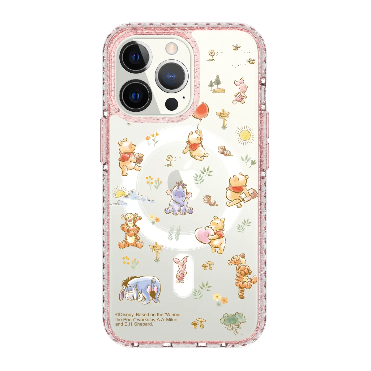 6069-iphone-13-pro-golden-case-magsafe-compatible-pink-glitter