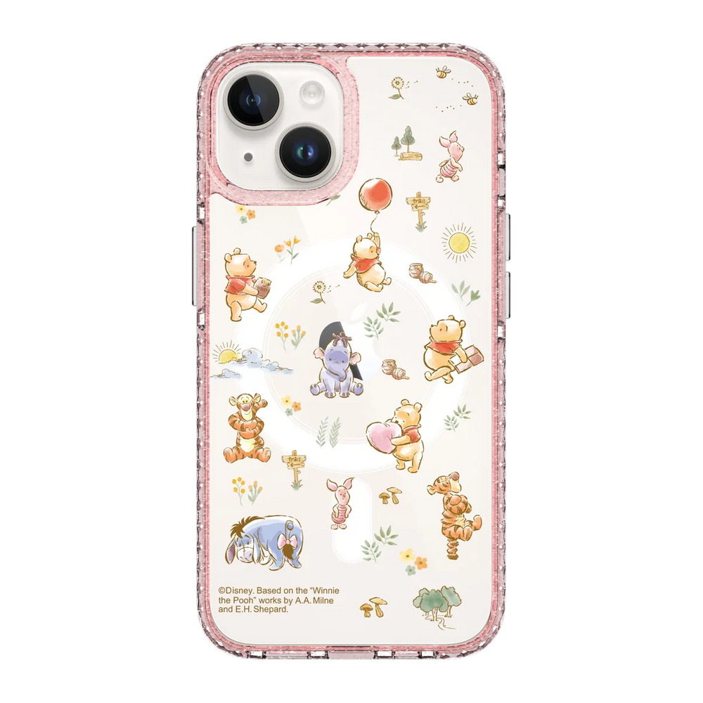 6069-iphone-14-golden-case-magsafe-compatible-pink-glitter