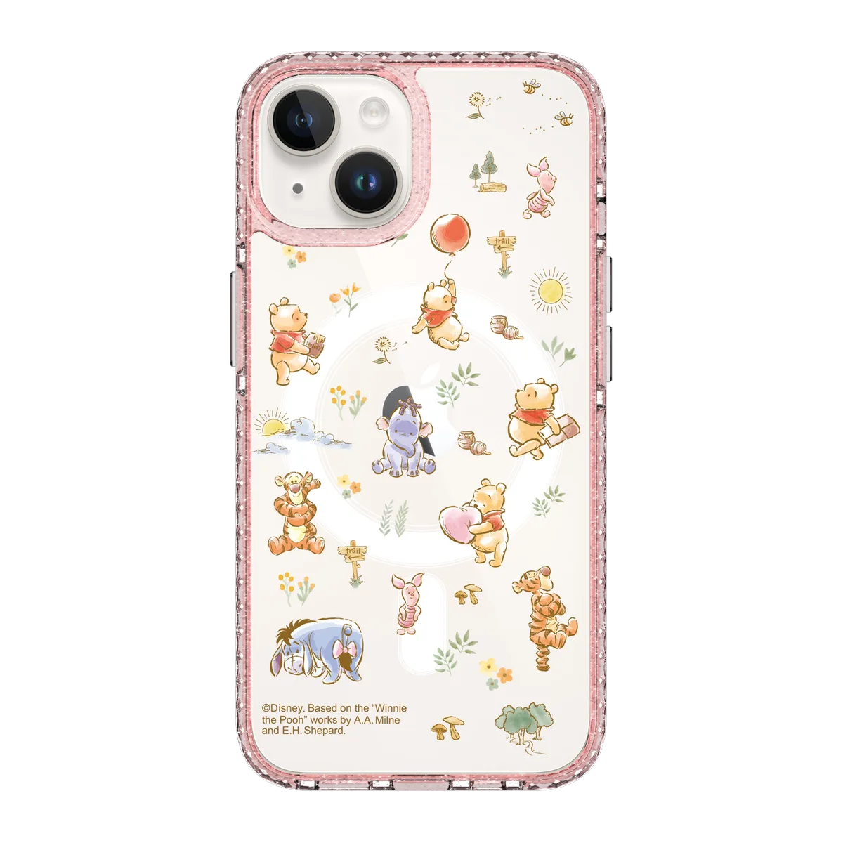 6069-iphone-14-golden-case-magsafe-compatible-pink-glitter