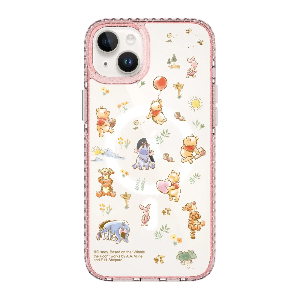 6069-iphone-14-plus-golden-case-magsafe-compatible-pink-glitter