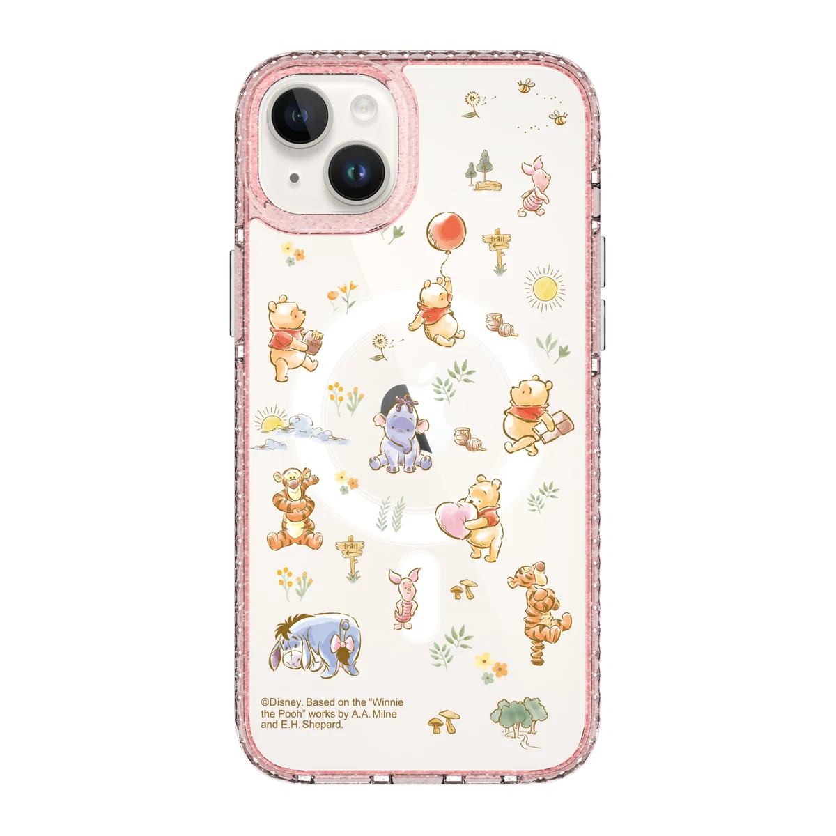 6069-iphone-14-plus-golden-case-magsafe-compatible-pink-glitter