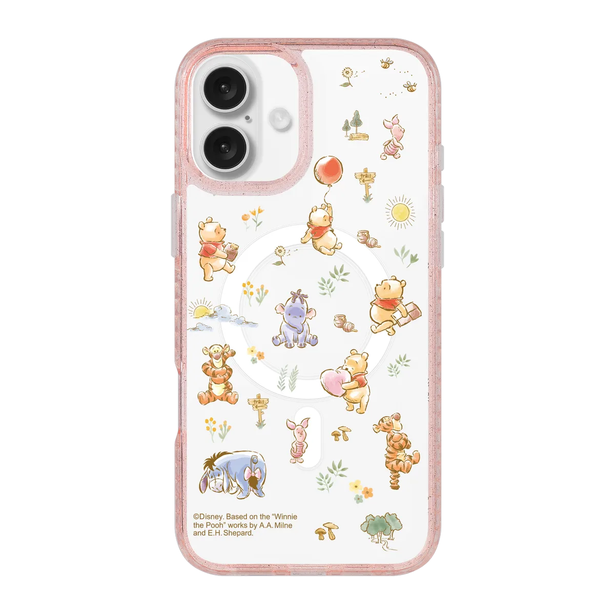 6069-iphone-16-plus-golden-case-magsafe-compatible-pink-glitter