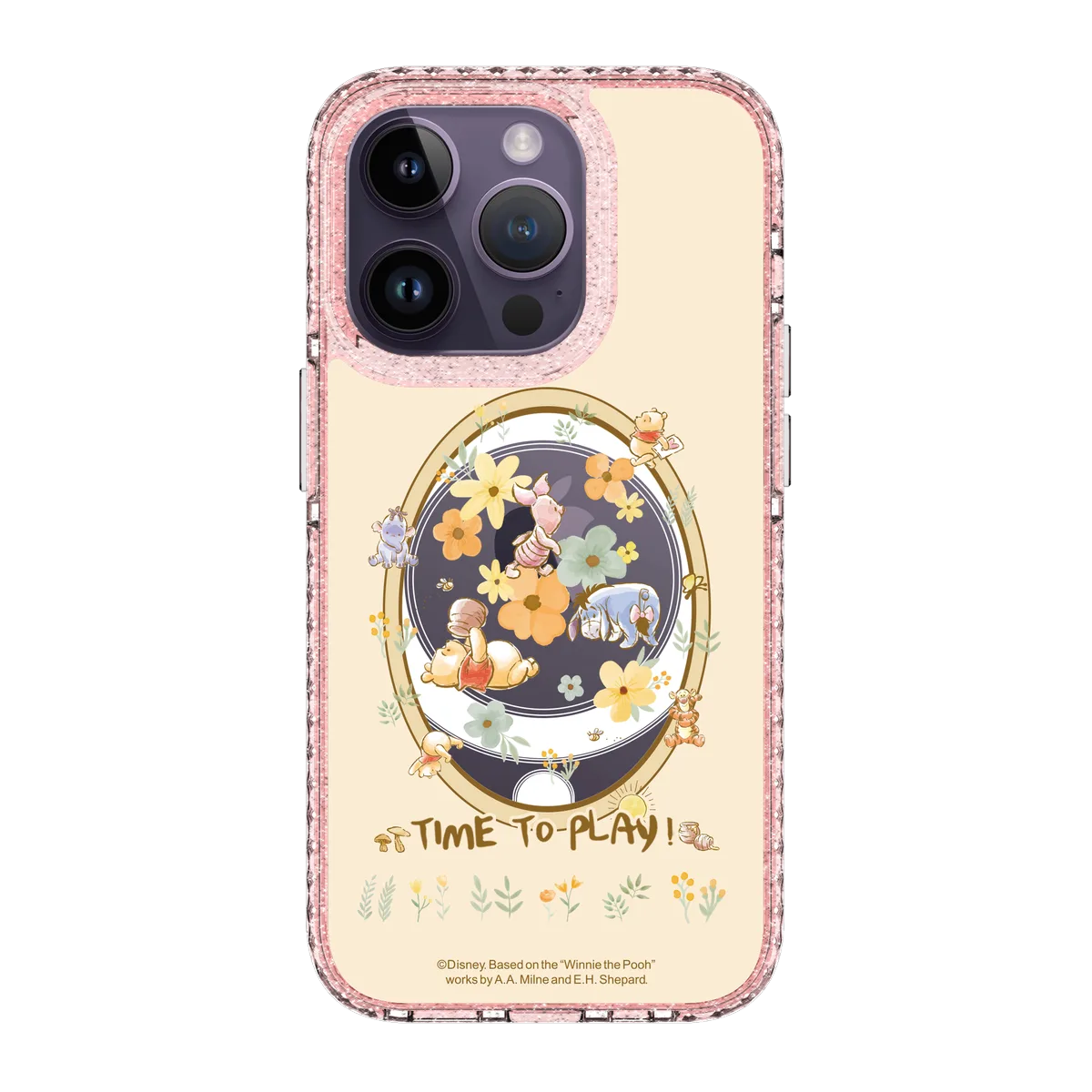 6070-iphone-14-pro-golden-case-magsafe-compatible-pink-glitter