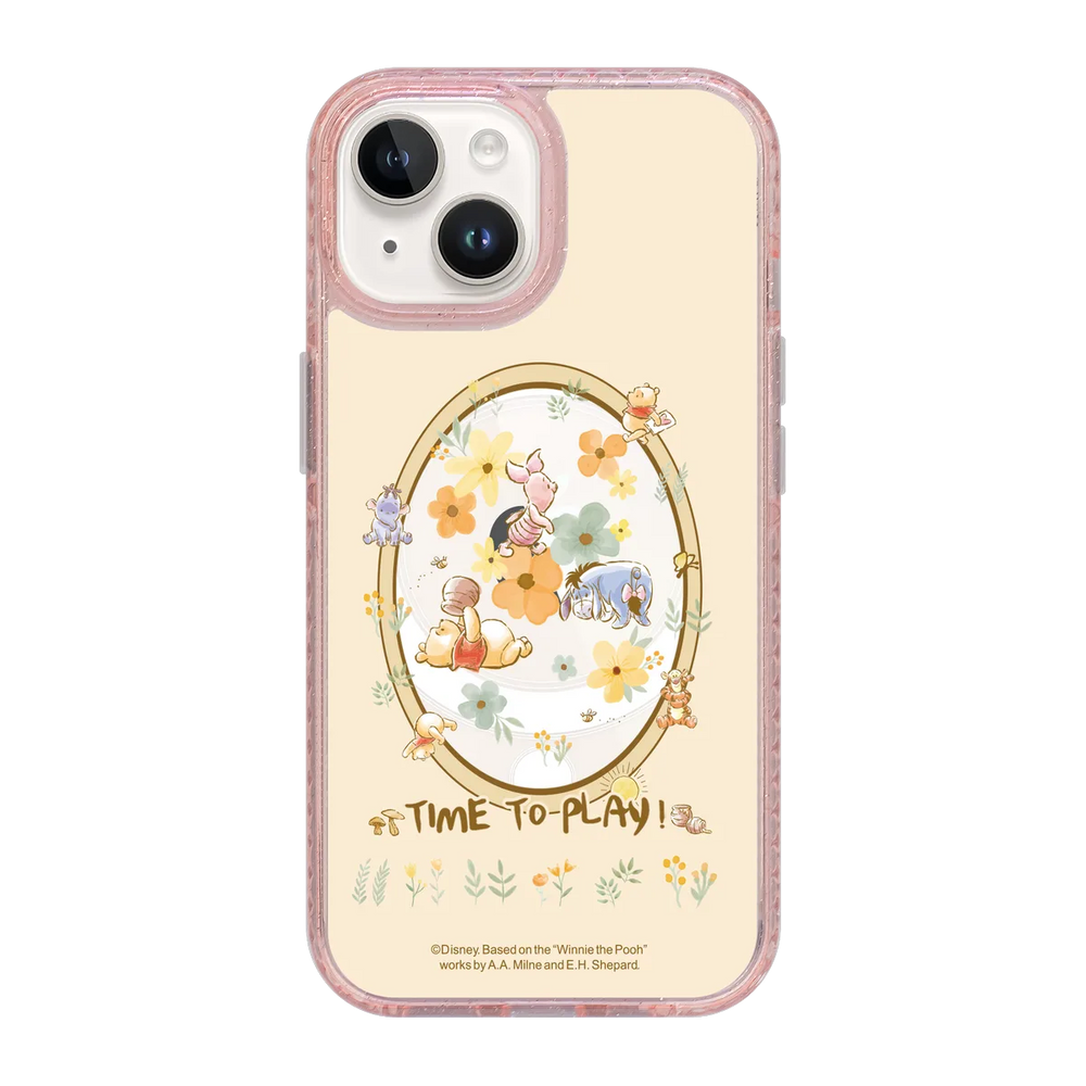 6070-iphone-15-golden-case-magsafe-compatible-pink-glitter