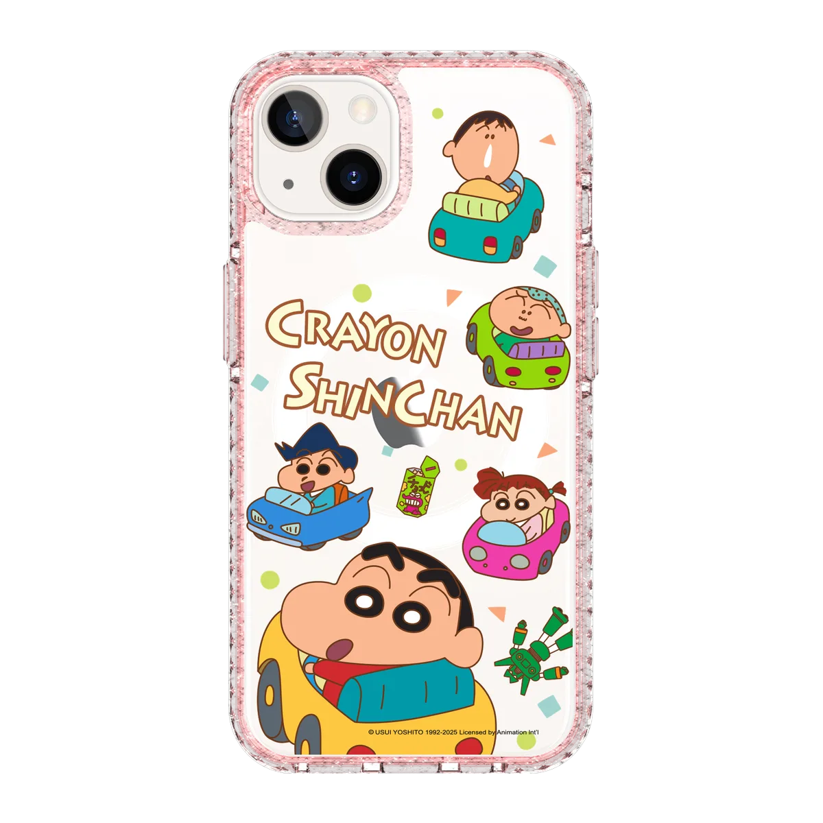 6089-iphone-13-golden-case-magsafe-compatible-pink-glitter