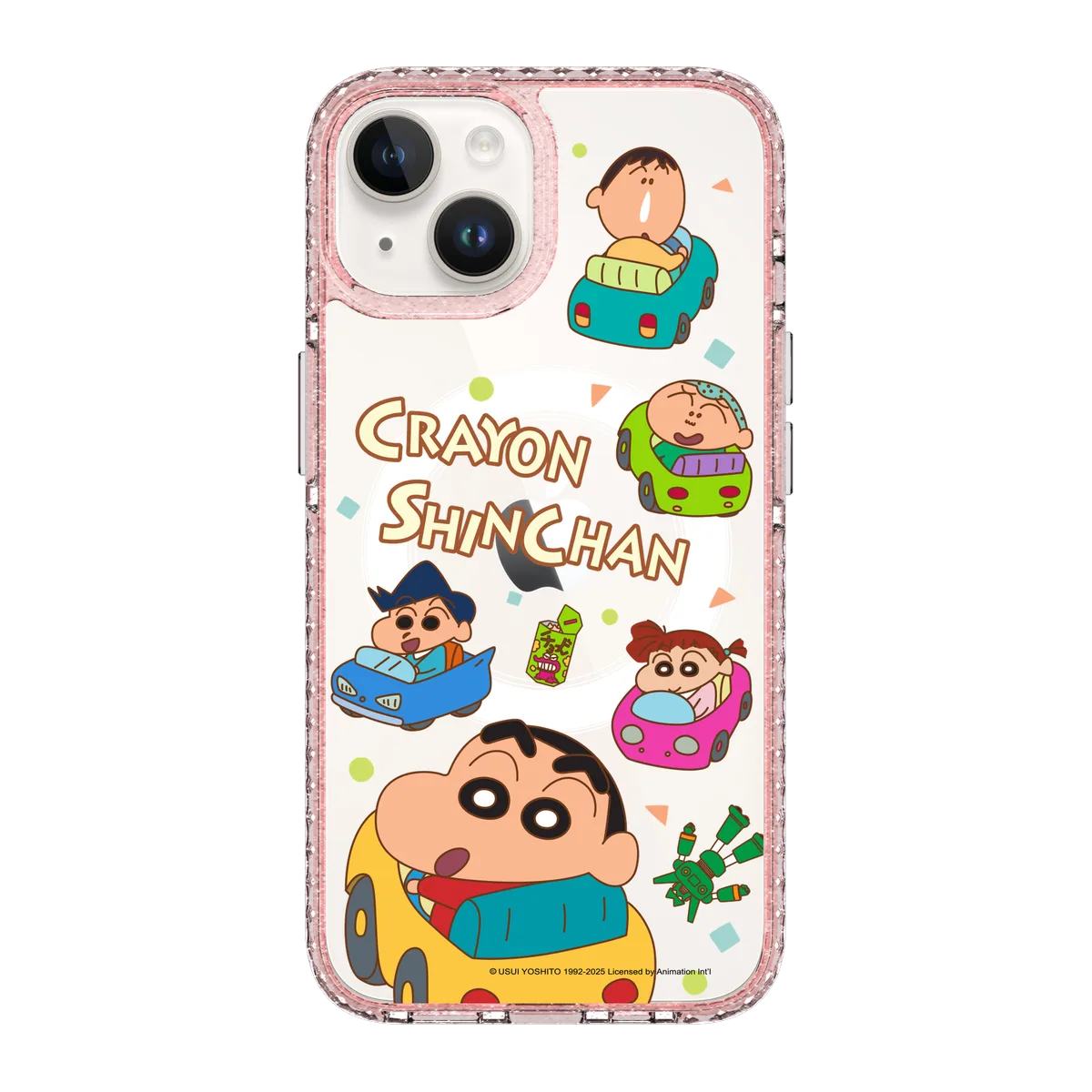 6089-iphone-14-golden-case-magsafe-compatible-pink-glitter