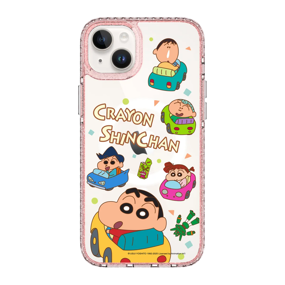 6089-iphone-14-plus-golden-case-magsafe-compatible-pink-glitter