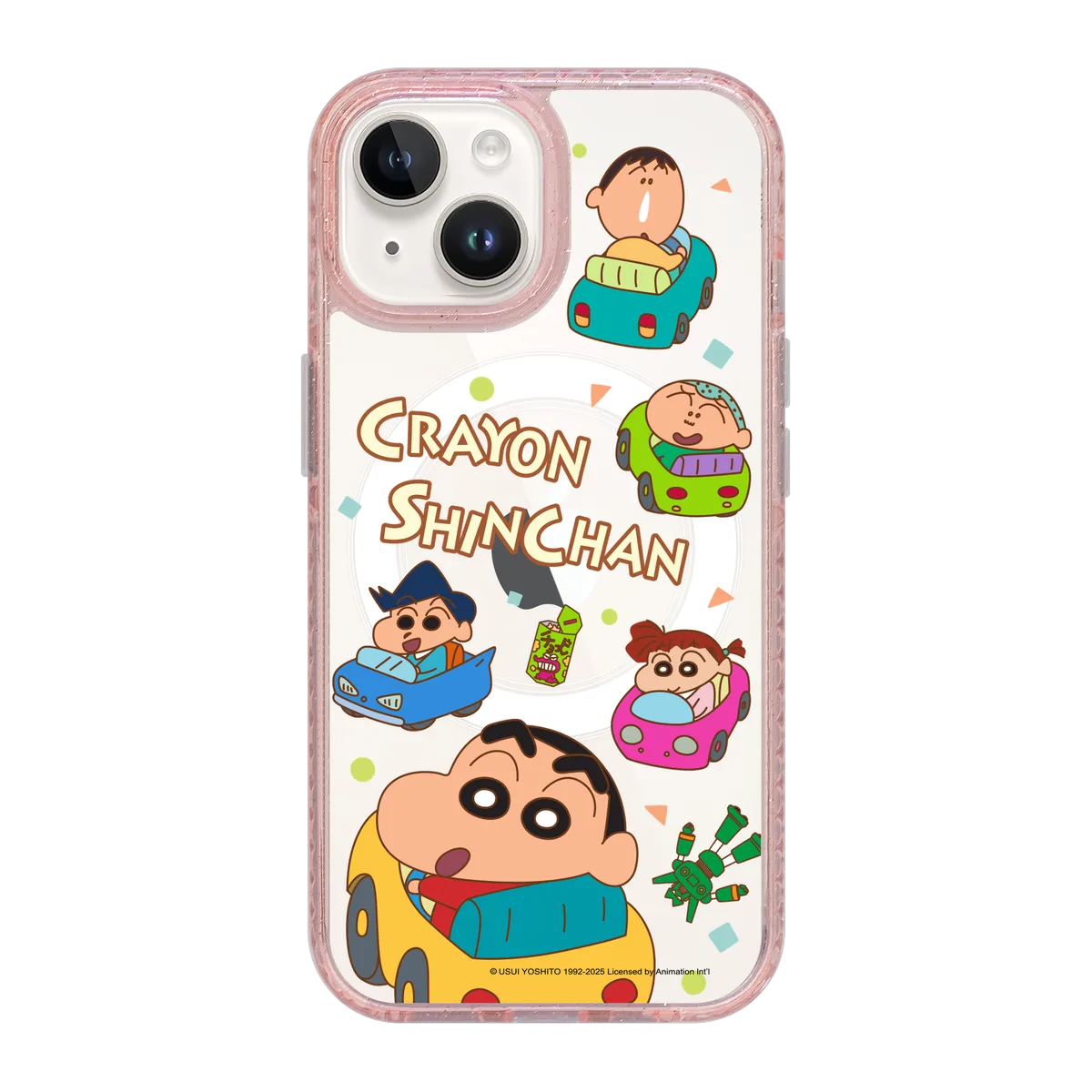 6089-iphone-15-golden-case-magsafe-compatible-pink-glitter