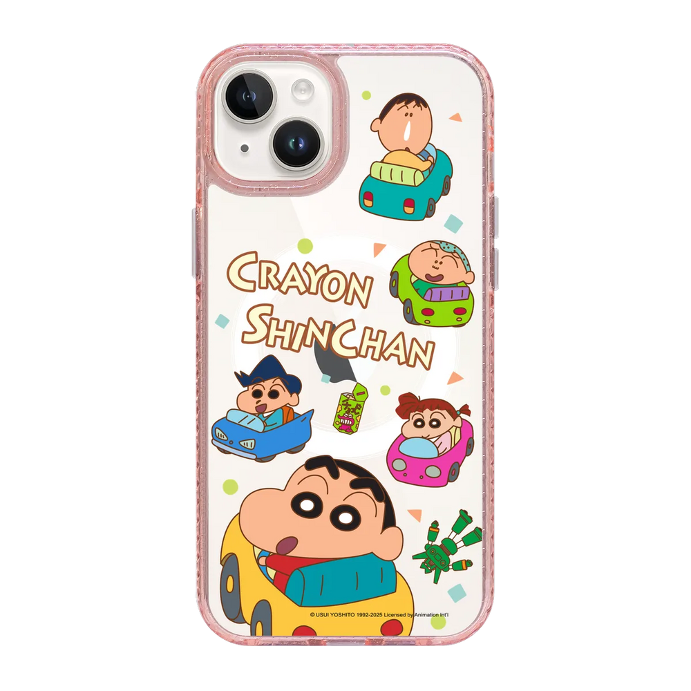 6089-iphone-15-plus-golden-case-magsafe-compatible-pink-glitter