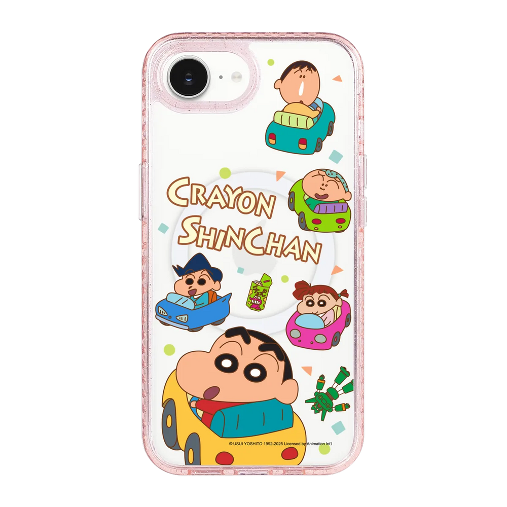6089-iphone-16-e-golden-case-magsafe-compatible-pink-glitter