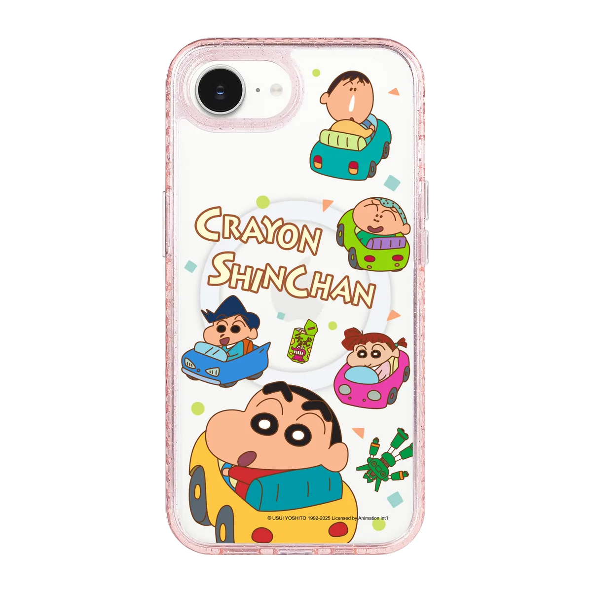 6089-iphone-16-e-golden-case-magsafe-compatible-pink-glitter