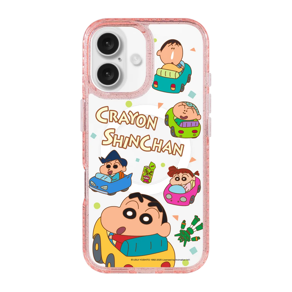 6089-iphone-16-golden-case-magsafe-compatible-pink-glitter