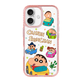 6089-iphone-16-golden-case-magsafe-compatible-pink-glitter