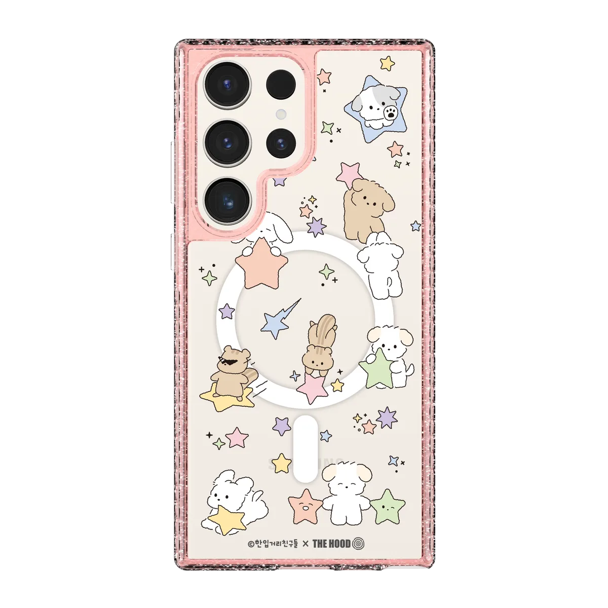 6124-galaxy-s23-ultra-golden-case-magsafe-compatible-pink-glitter