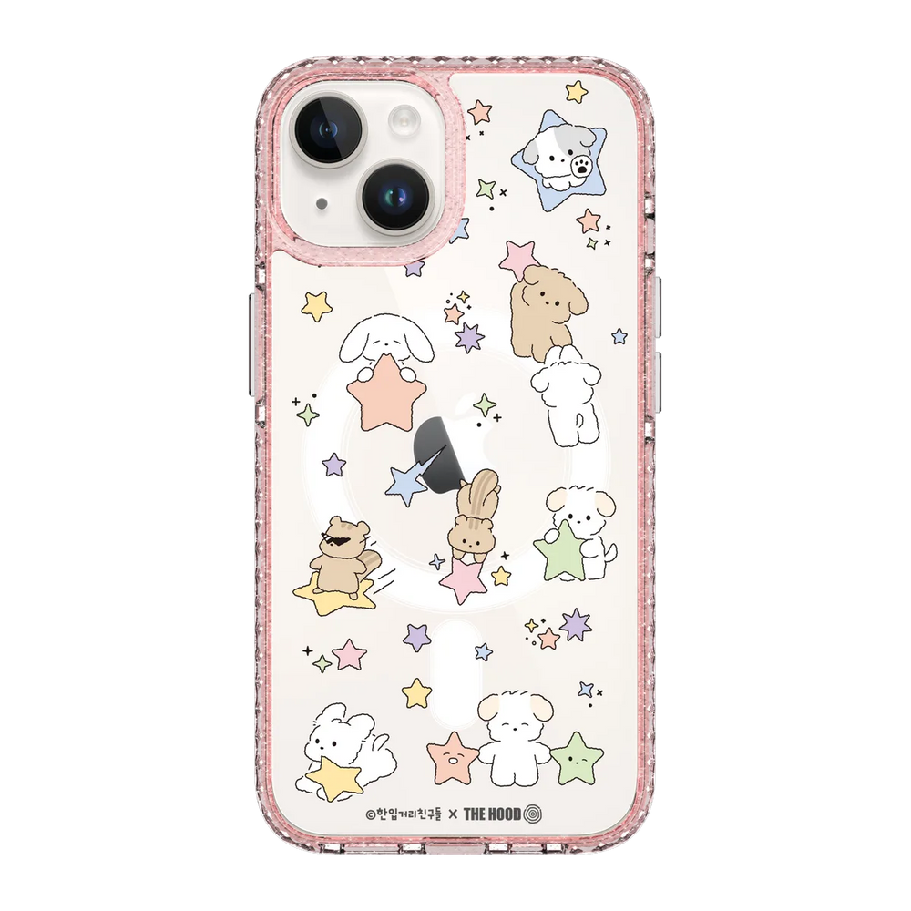 6124-iphone-14-golden-case-magsafe-compatible-pink-glitter