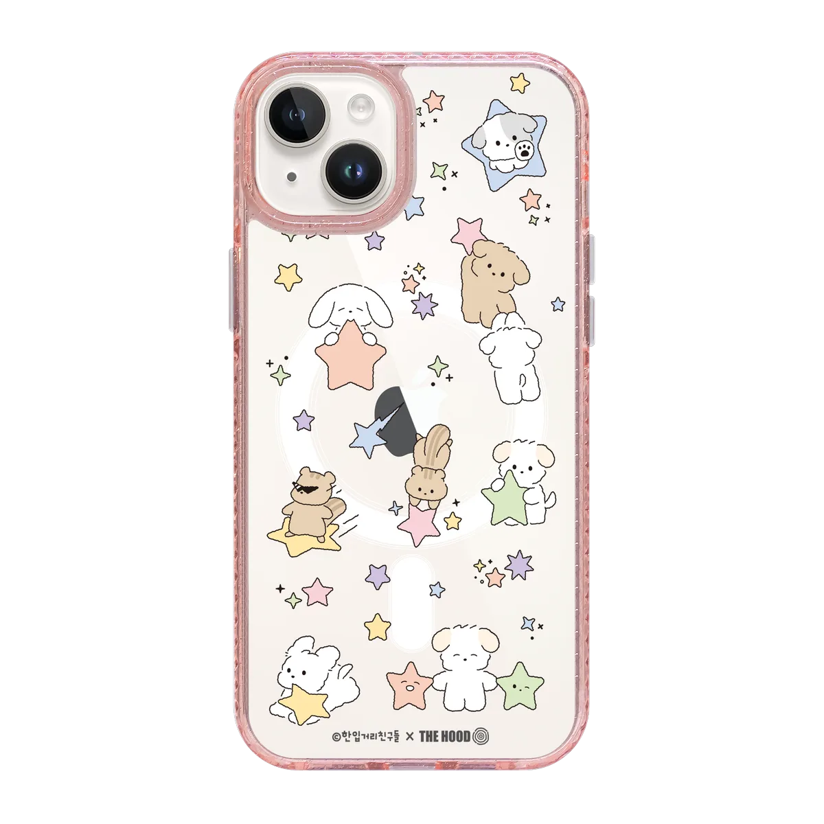 6124-iphone-15-plus-golden-case-magsafe-compatible-pink-glitter